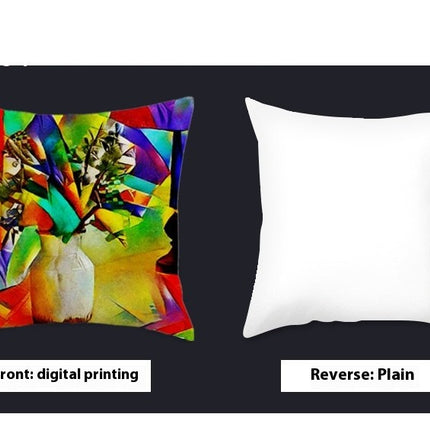 Decorative Throw Pillow Covers Abstract flowers Square Pillow Cases Outdoor Sofa Home Decor Cushion Covers