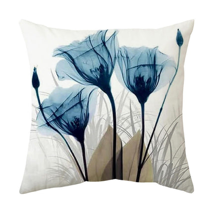 Floral Throw Pillow Covers Spring Summer Farmhouse Pillowcase Cushion Cases for Sofa Bed Home Car Decor