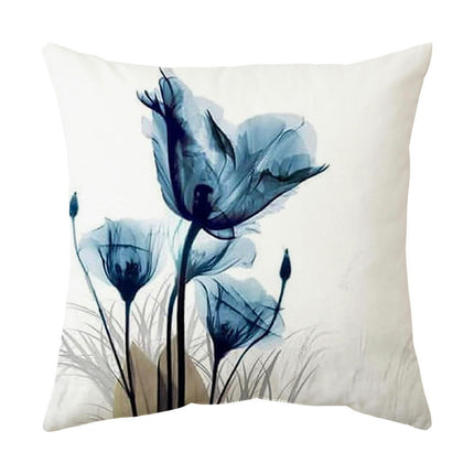 Floral Throw Pillow Covers Spring Summer Farmhouse Pillowcase Cushion Cases for Sofa Bed Home Car Decor