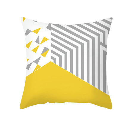 Pillow Covers,Geometry Square Throw Pillow Covers Soft Outdoor Cushion Covers for Sofa Bed Home Decor