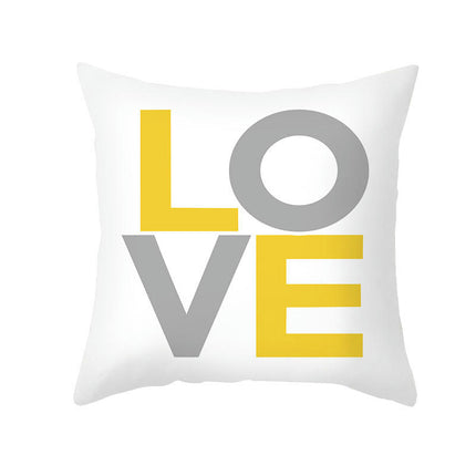 Pillow Covers,Geometry Square Throw Pillow Covers Soft Outdoor Cushion Covers for Sofa Bed Home Decor