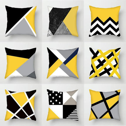 Modern Home Decorative Throw Pillow Cover Geometry Pillowcases Pillow Cushion Covers for Sofa Bed