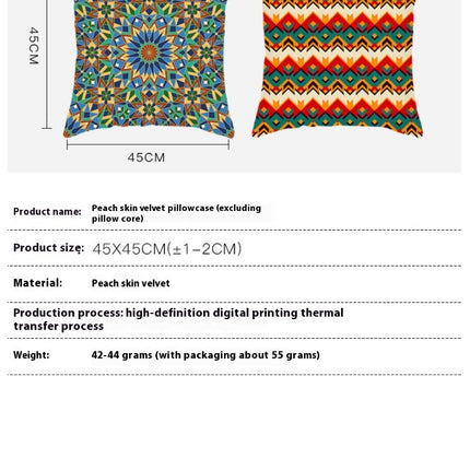 Ethnic style Throw Pillow Covers Home Decor Pillow Cases Outdoor Cushion Couch Sofa Pillowcases