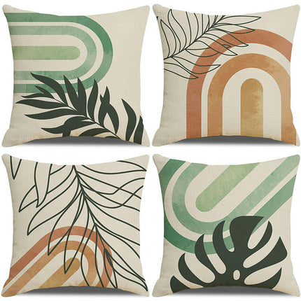 Green Leaves office Throw Pillow Covers Home Decor Pillow Cases Outdoor Cushion Couch Sofa Pillowcases