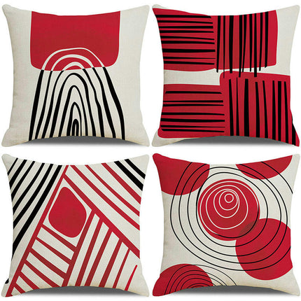 Throw Pillow Covers,Striped Decorative Modern Accent Pillow Cases for Sofa Couch Bedroom Cushion Case