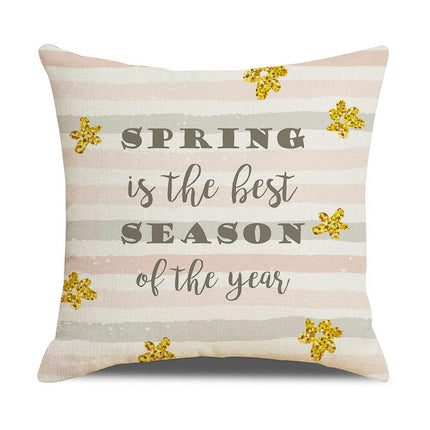 Throw Pillow Covers,Modern Decorative Spring Pillow Cases for Sofa Couch Bedroom Cushion Case