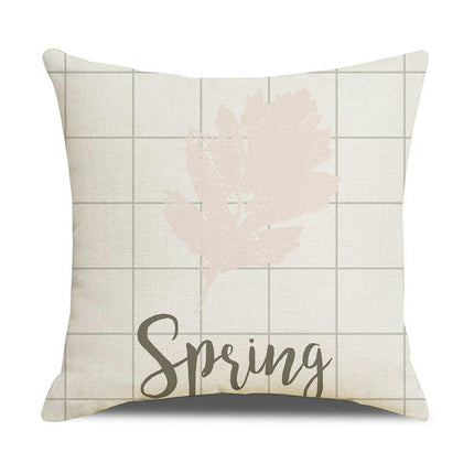 Throw Pillow Covers,Modern Decorative Spring Pillow Cases for Sofa Couch Bedroom Cushion Case