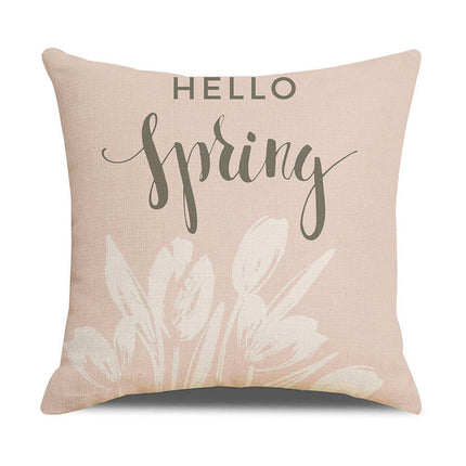 Throw Pillow Covers,Modern Decorative Spring Pillow Cases for Sofa Couch Bedroom Cushion Case