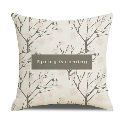 Throw Pillow Covers,Modern Decorative Spring Pillow Cases for Sofa Couch Bedroom Cushion Case