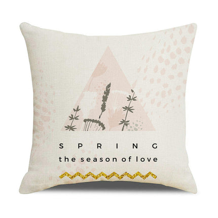 Throw Pillow Covers,Modern Decorative Spring Pillow Cases for Sofa Couch Bedroom Cushion Case