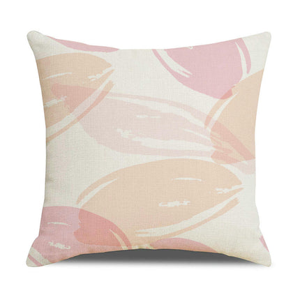 Pink Pillowcase Abstract Throw Pillow Covers Modern Decorative Pillow Covers for Couch Sofa Bed