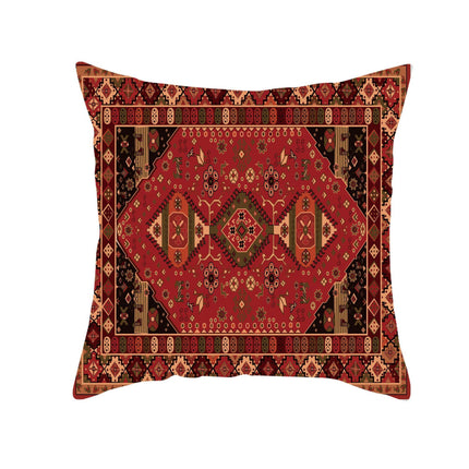 Outdoor Throw Pillow Covers Boho Cushion Cases Square Ethnic Style Pillowcase for Home Decor