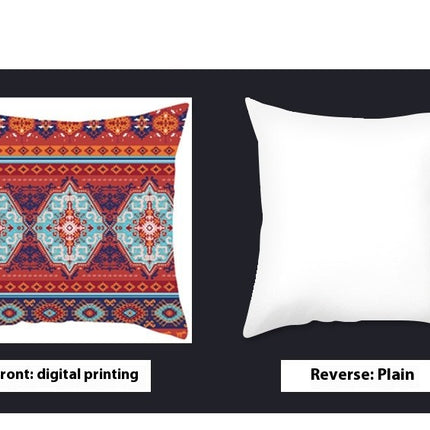 Outdoor Throw Pillow Covers Boho Cushion Cases Square Ethnic Style Pillowcase for Home Decor