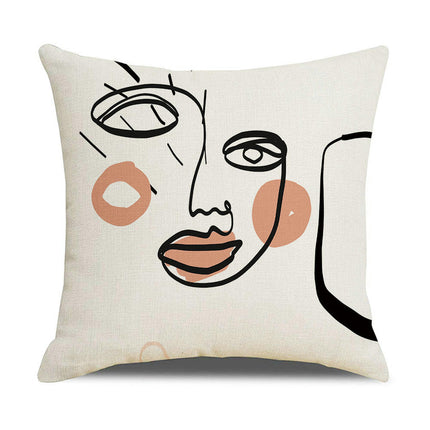 Pillow Covers Square Pillow Cushion Cases Abstract Art Throw Pillow Covers for Sofa Couch Car