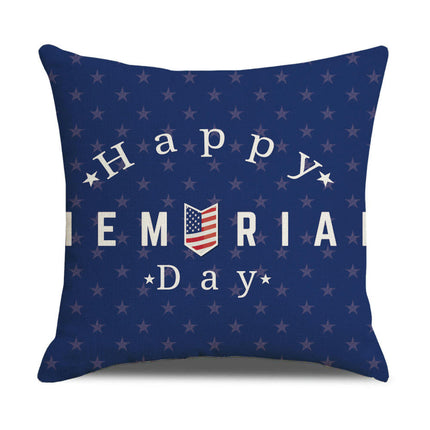 Pillow Covers America Flag Throw Pillow Covers Independence Memorial Day Pillow Cover for Home Decor