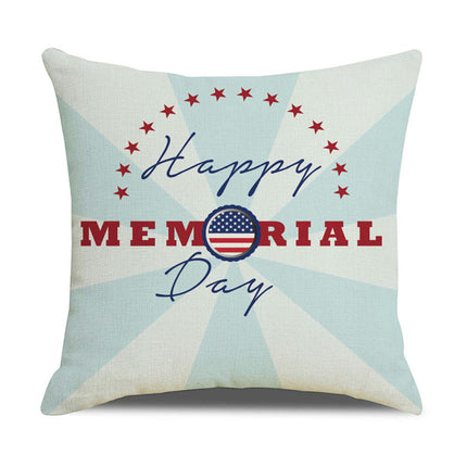 Pillow Covers America Flag Throw Pillow Covers Independence Memorial Day Pillow Cover for Home Decor