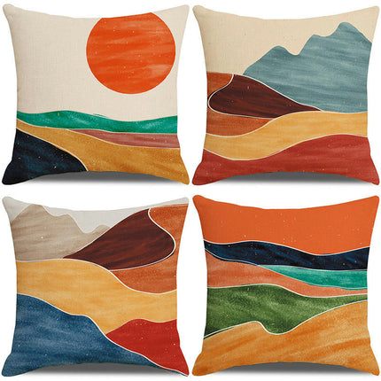 Scenery Cushion Covers Throw Pillow Covers Outdoor Decorative Home Decor for Bed Sofa Office