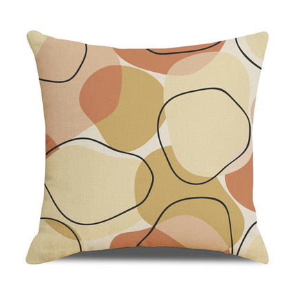 Pillow Cover Abstract Throw Pillow Covers Modern Cushion Covers for Car Sofa Minimalist Decor