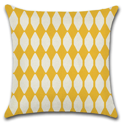 Farmhouse Pillow Covers Geometric Striped Square Decorative Throw Pillow Case for Home Decorations