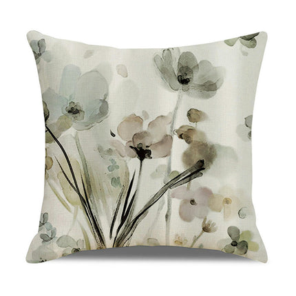 Abstract Flower Pillow Covers Decorative Throw Pillows Cover Outdoor Farmhouse Pillowcase Square Cushion Case