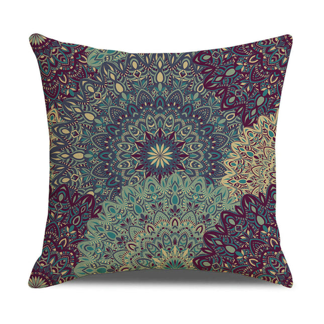 Pillowcase Throw Pillow Covers for Living Room Couch Bohemian Pattern Square Couch Pillows Case Cover