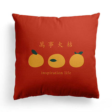 Throw Pillow Cover Summer Fruits Decorative Throw Pillow Case Square Home Couch Bed Pillowcase