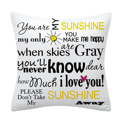 Pillow Covers Throw Pillow Cover Modern Daisy Pillows Case for Living Room Cushion Outdoor Home Decor-A