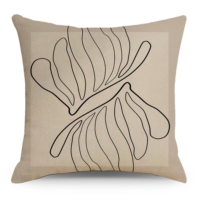 Throw Pillow Covers Abstract Art Decorative Pillow Cases Home Decor Square Simple Pillowcases