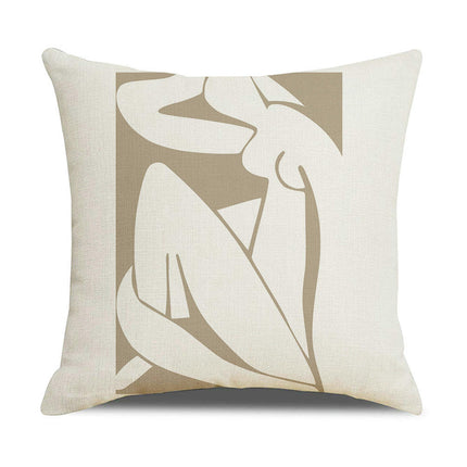 Throw Pillow Covers Abstract Art Decorative Pillow Cases Home Decor Square Simple Pillowcases