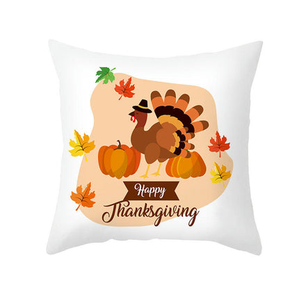 Throw Pillow Covers Thanksgiving Decorative Pillow Cases Soft Fall Pumpkin Autumn Pillow Covers for Sofa-A