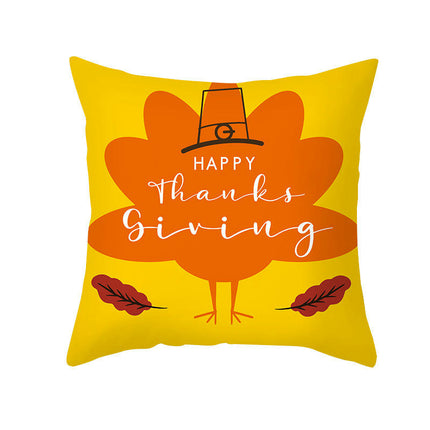 Throw Pillow Covers Thanksgiving Decorative Pillow Cases Soft Fall Pumpkin Autumn Pillow Covers for Sofa-A