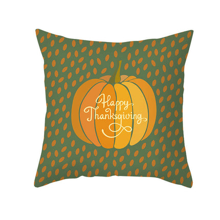 Throw Pillow Covers Thanksgiving Decorative Pillow Cases Soft Fall Pumpkin Autumn Pillow Covers for Sofa-A