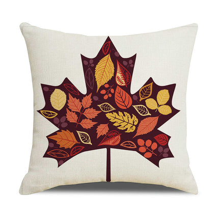 Throw Pillow Covers Thanksgiving Decorative Pillow Cases Soft Fall Pumpkin Autumn Pillow Covers for Sofa-B