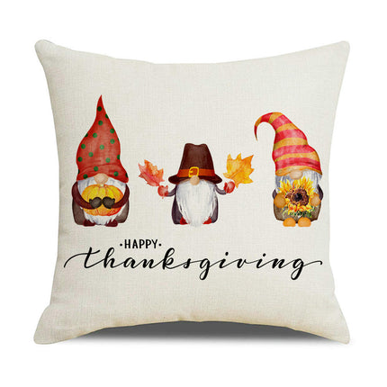 Fall Decor Pillow Covers Pumpkin Thanksgiving Throw Pillows Autumn Cushion Cases for Home Decorative