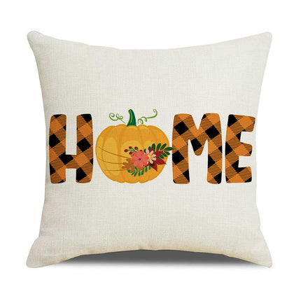 Fall Decor Pillow Covers Pumpkin Thanksgiving Throw Pillows Autumn Cushion Cases for Home Decorative