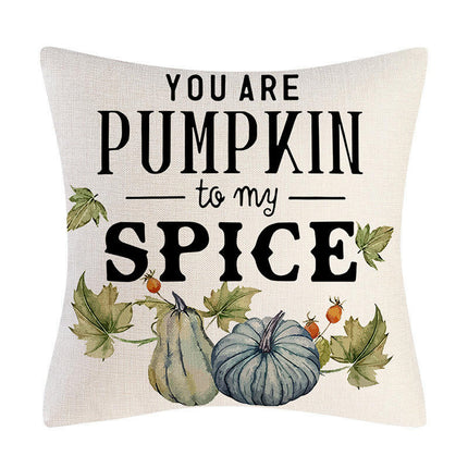 Thanksgiving Throw Pillow Covers Soft Pumpkin Autumn Pillow Covers Cushion Covers for Home Decorative