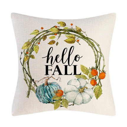 Thanksgiving Throw Pillow Covers Soft Pumpkin Autumn Pillow Covers Cushion Covers for Home Decorative