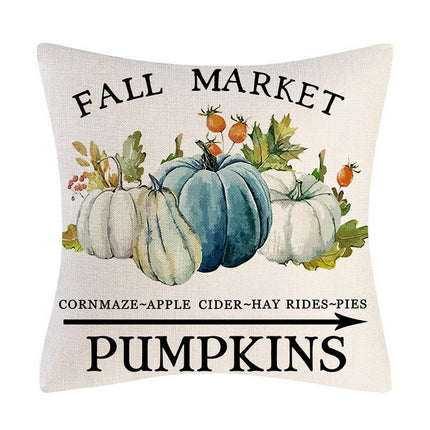 Thanksgiving Throw Pillow Covers Soft Pumpkin Autumn Pillow Covers Cushion Covers for Home Decorative