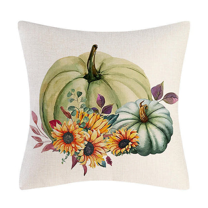 Thanksgiving Throw Pillow Covers Soft Pumpkin Autumn Pillow Covers Cushion Covers for Home Decorative-A