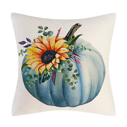 Thanksgiving Throw Pillow Covers Soft Pumpkin Autumn Pillow Covers Cushion Covers for Home Decorative-A