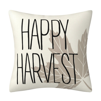 Fall Pumpkin Decorative Throw Pillow Covers flower Thanksgiving Cushion Covers For Outdoor Sofa Home