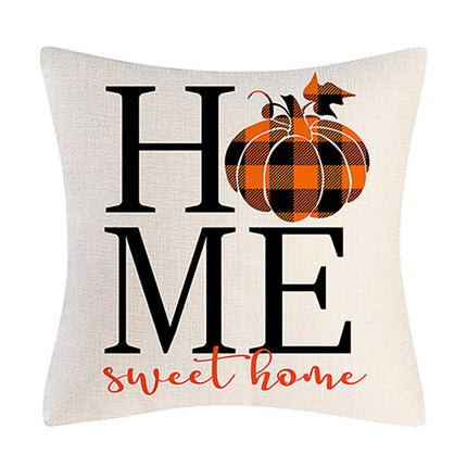 Throw Pillow Covers Pumpkin Autumn Decor Thanksgiving Decorative For Living Room Home Couch Sofa Bed