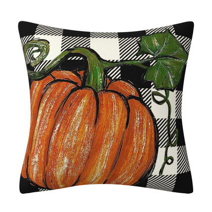 Throw Pillow Covers Pumpkin Maple leaf Autumn Decor Thanksgiving Decorative For Home Sofa Bed