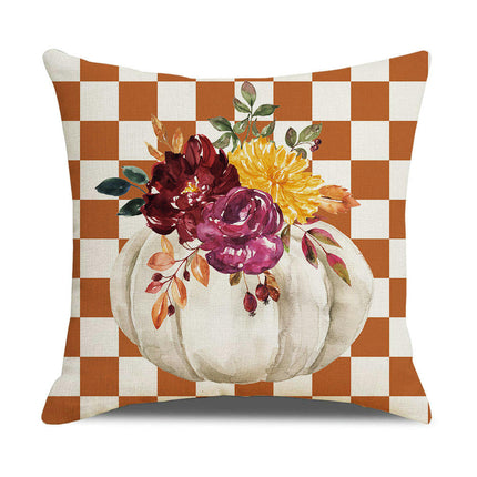 Decorative Pillowcases Throw Pillow Covers Farmhouse Cushion Cases Home Decor Square Floral Pillow Case-A