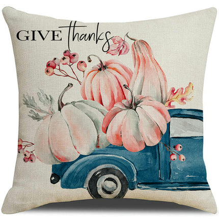 Fall Decor Pillow Covers Pumpkin Truck Farmhouse Cushion Cases for Home Decorative Pillows Cover