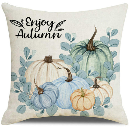 Decorative Pillowcases Throw Pillow Covers Farmhouse Cushion Cases Home Decor Square Floral Pillow Case-C