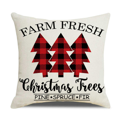 Christmas Decorations Pillow Covers Snowman Farmhouse Throw Pillow Covers Home Decor Pillow Cushion Cases