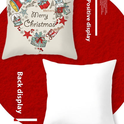 Winter Pillow Covers Christmas Decor Snow Throw Pillow Cases Cushion Cover Home Decorative Xmas Decorations