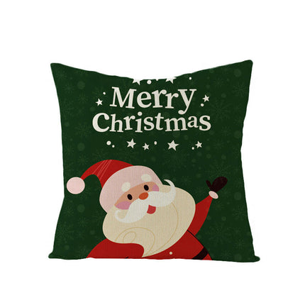 Christmas Pillow Covers Xmas Decorations Holiday Farmhouse Winter Throw Pillow Cushion Case for Sofa Couch