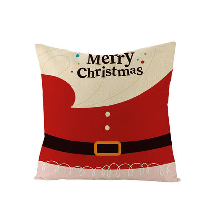 Christmas Pillow Covers Xmas Decorations Holiday Farmhouse Winter Throw Pillow Cushion Case for Sofa Couch